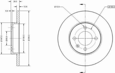 Remy RAD1222C - Disque de frein cwaw.fr