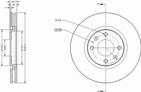 Remy RAD1270C - Disque de frein cwaw.fr