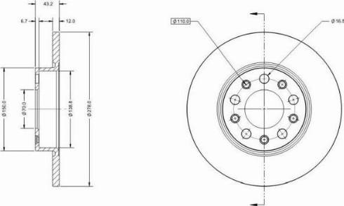 Remy RAD1272C - Disque de frein cwaw.fr