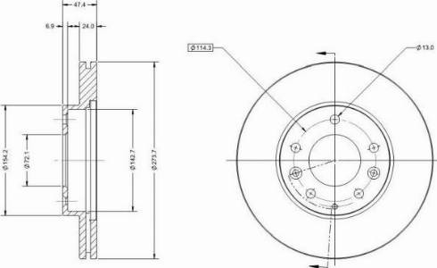 Remy RAD1795C - Disque de frein cwaw.fr