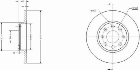 Remy RAD1797C - Disque de frein cwaw.fr