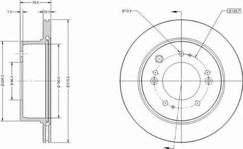 Remy RAD1746C - Disque de frein cwaw.fr