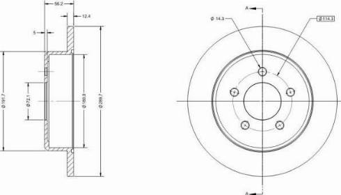 Remy RAD1740C - Disque de frein cwaw.fr