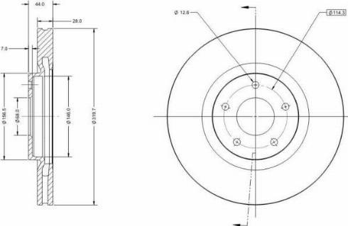 Remy RAD1757C - Disque de frein cwaw.fr