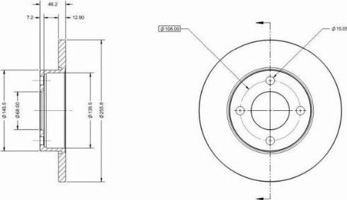 Remy RAD1761C - Disque de frein cwaw.fr