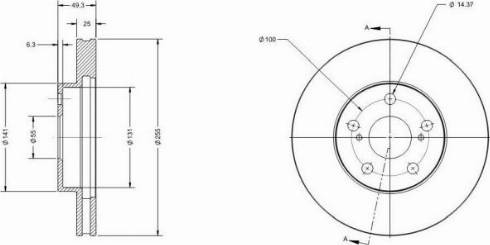 Remy RAD1768C - Disque de frein cwaw.fr