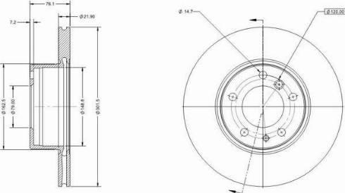 Remy RAD1762C - Disque de frein cwaw.fr