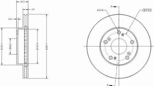 Remy RAD1700C - Disque de frein cwaw.fr