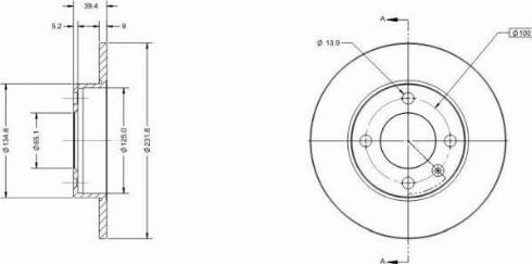 Remy RAD1711C - Disque de frein cwaw.fr