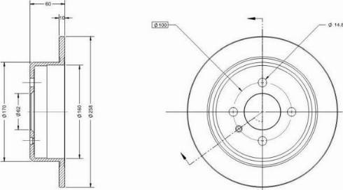 Remy RAD1781C - Disque de frein cwaw.fr