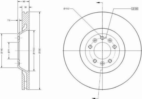 Remy RAD1735C - Disque de frein cwaw.fr