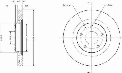 Remy RAD1736C - Disque de frein cwaw.fr