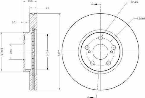 Remy RAD1738C - Disque de frein cwaw.fr