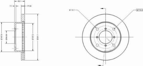 Remy RAD1732C - Disque de frein cwaw.fr