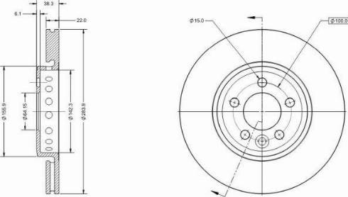 Remy RAD1737C - Disque de frein cwaw.fr