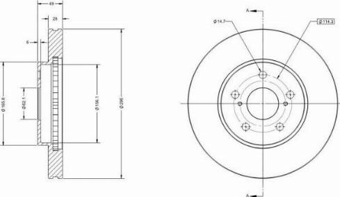 Remy RAD1726C - Disque de frein cwaw.fr