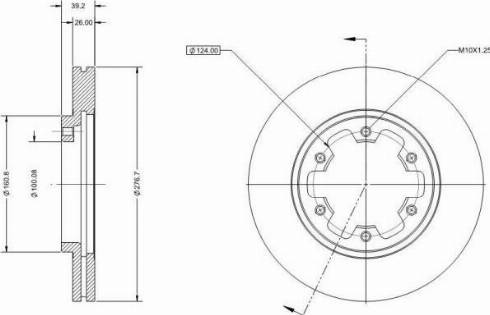 Remy RAD1776C - Disque de frein cwaw.fr