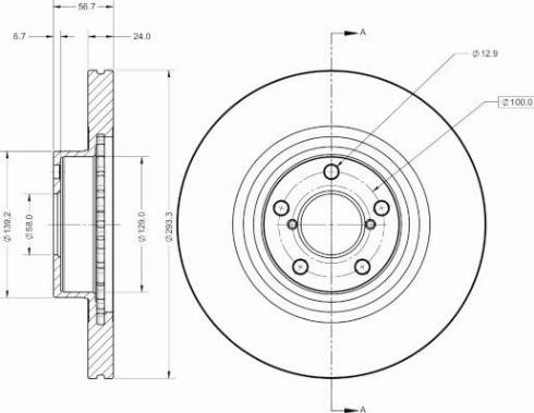 Remy RAD2491C - Disque de frein cwaw.fr