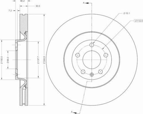 Remy RAD2449C - Disque de frein cwaw.fr