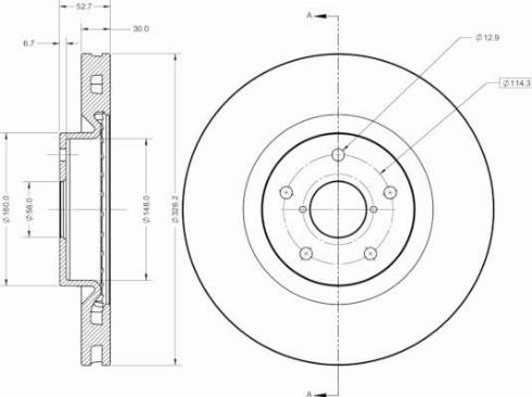 Remy RAD2464C - Disque de frein cwaw.fr