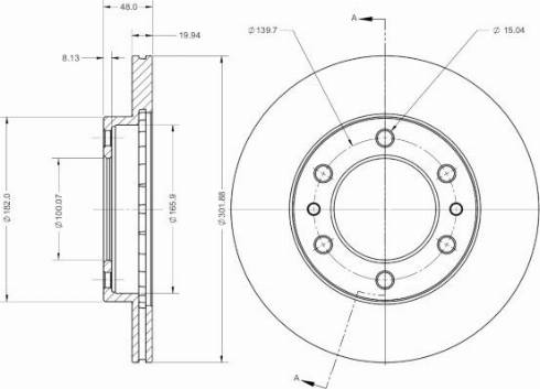 Remy RAD2465C - Disque de frein cwaw.fr