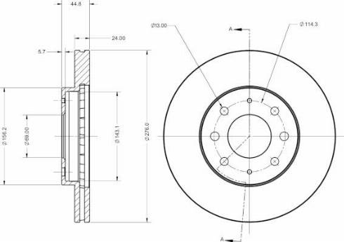 Remy RAD2466C - Disque de frein cwaw.fr