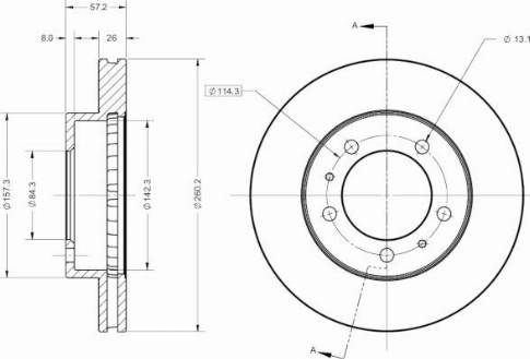 Remy RAD2402C - Disque de frein cwaw.fr