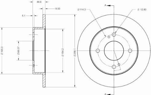 Remy RAD2488C - Disque de frein cwaw.fr