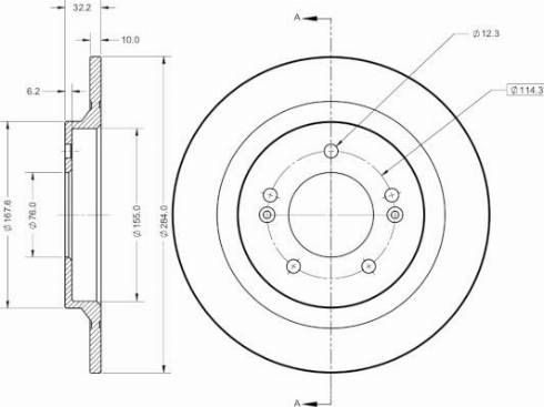 Remy RAD2436C - Disque de frein cwaw.fr