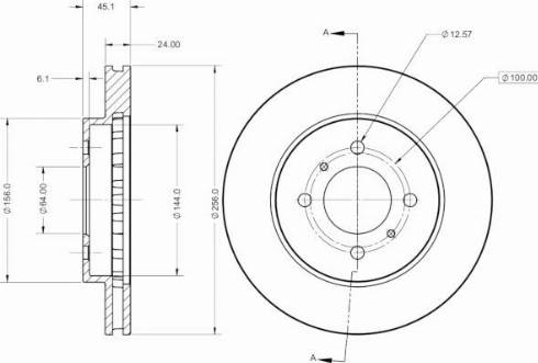 Remy RAD2426C - Disque de frein cwaw.fr