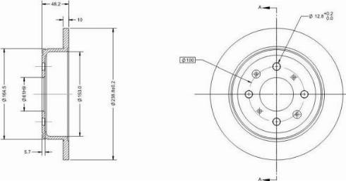 Remy RAD2479C - Disque de frein cwaw.fr