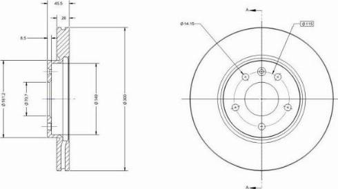 Remy RAD2596C - Disque de frein cwaw.fr