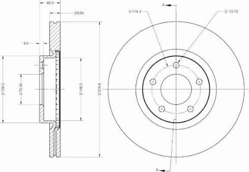 Remy RAD2549C - Disque de frein cwaw.fr