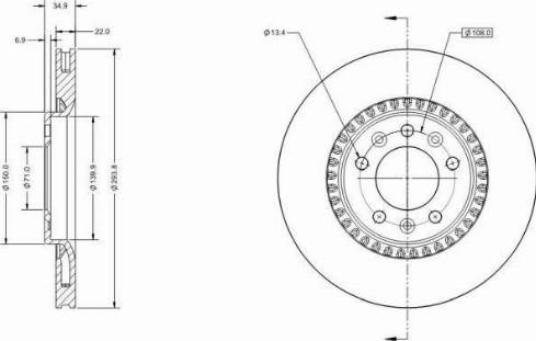 Remy RAD2558C - Disque de frein cwaw.fr