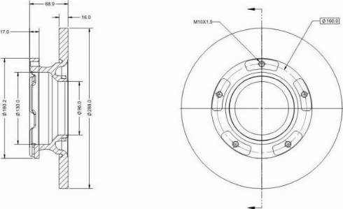 Remy RAD2565C - Disque de frein cwaw.fr