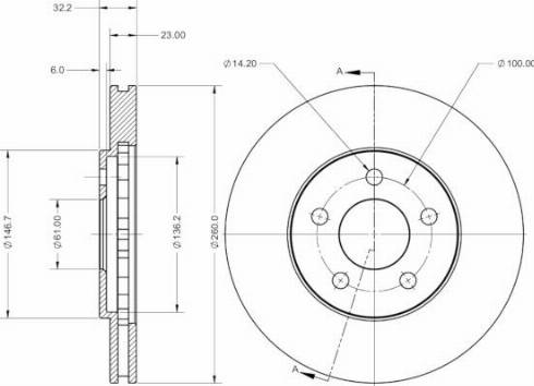 Remy RAD2504C - Disque de frein cwaw.fr