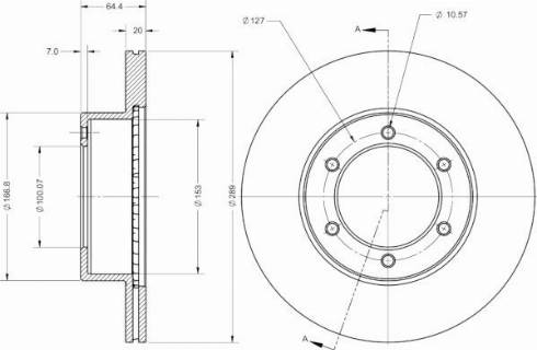 Remy RAD2516C - Disque de frein cwaw.fr