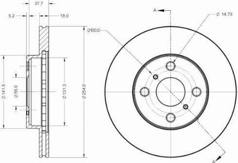 Remy RAD2517C - Disque de frein cwaw.fr