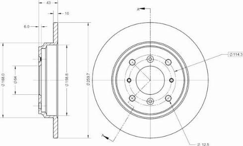 Remy RAD2581C - Disque de frein cwaw.fr