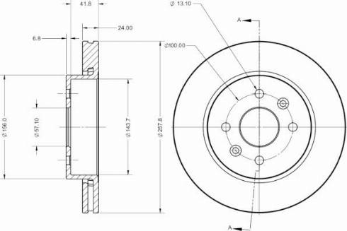 Remy RAD2588C - Disque de frein cwaw.fr