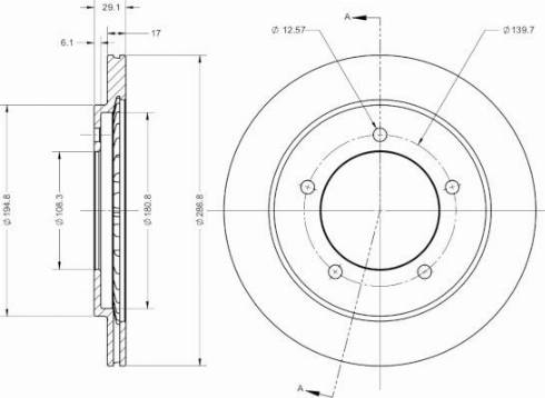 Remy RAD2535C - Disque de frein cwaw.fr