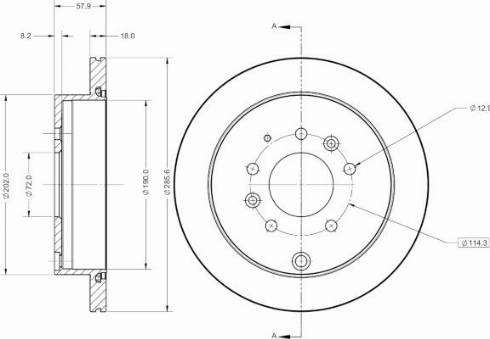 Remy RAD2576C - Disque de frein cwaw.fr