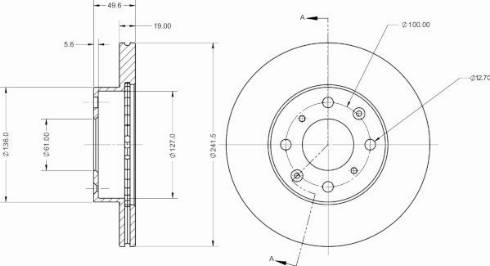 Remy RAD2698C - Disque de frein cwaw.fr