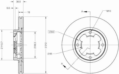 Remy RAD2656C - Disque de frein cwaw.fr