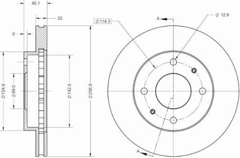 Remy RAD2667C - Disque de frein cwaw.fr