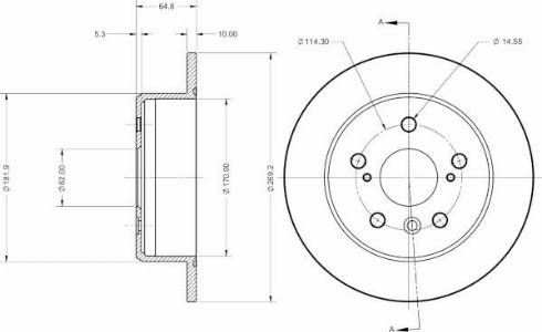 Remy RAD2685C - Disque de frein cwaw.fr