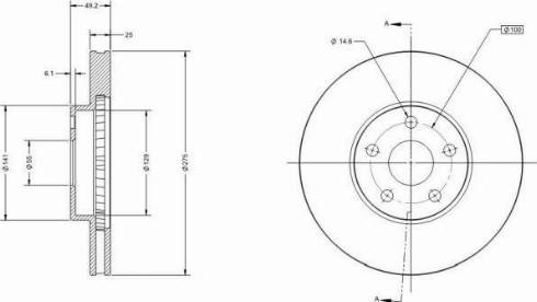 Remy RAD2093C - Disque de frein cwaw.fr