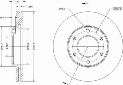 Herth+Buss Jakoparts J3302104 - Disque de frein cwaw.fr