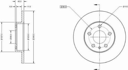 Remy RAD2041C - Disque de frein cwaw.fr