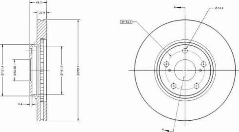 Remy RAD2048C - Disque de frein cwaw.fr